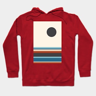 Geometric Colorful Abstract Sea Hoodie